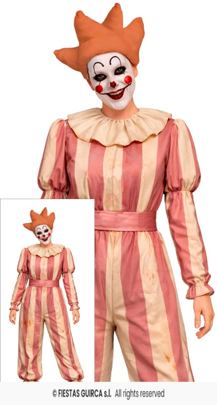 Disfraz Vintage clown circus mujer