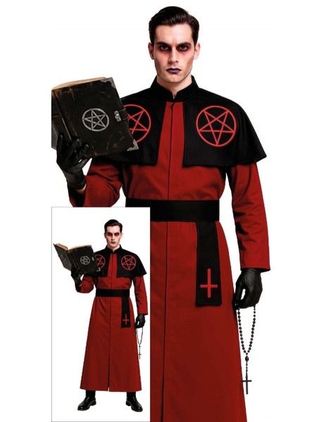 Disfraz Satanic cardenal AD