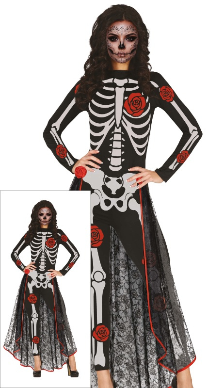 Disfraces Flower Catrina AD