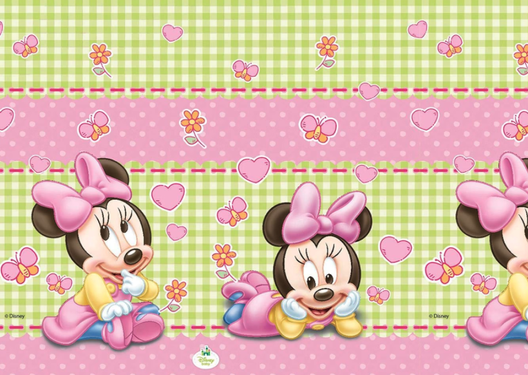 Mantel Minnie Mouse Baby plastico