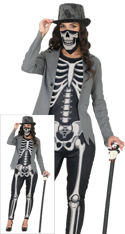 Disfraz Skeleton Suit AD