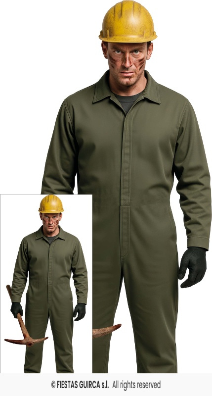Disfraz Green jumpsuit Adulto