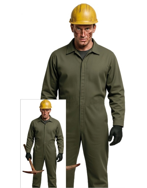 Disfraz Green jumpsuit Adulto