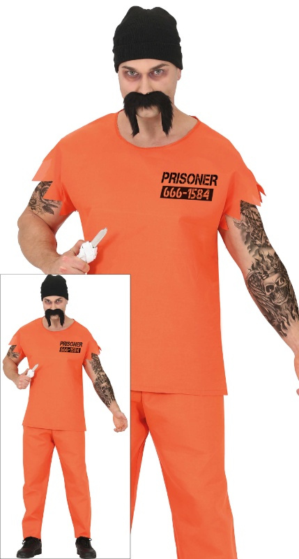 Disfraz Prisionero Naranja