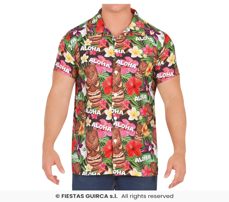 CAMISA HAWAI ADULTO