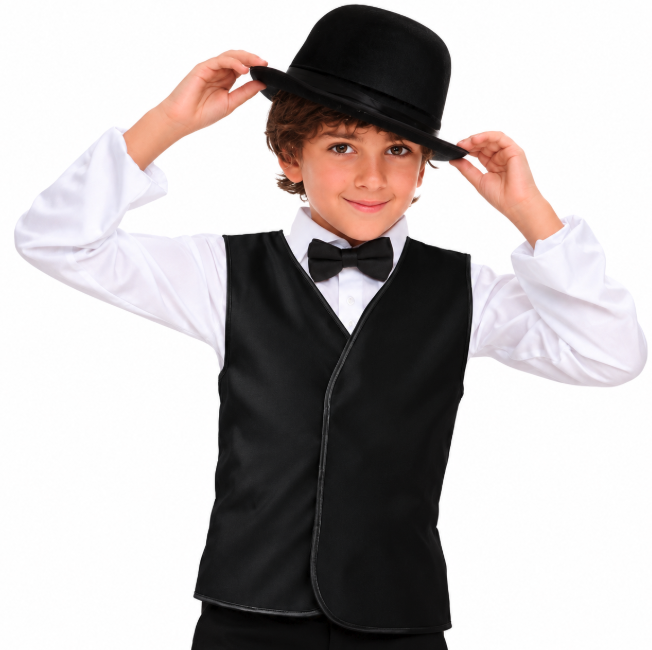 Chaleco negro infantil