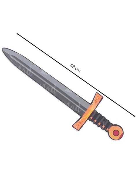 Espada medieval goma eva 43 cms