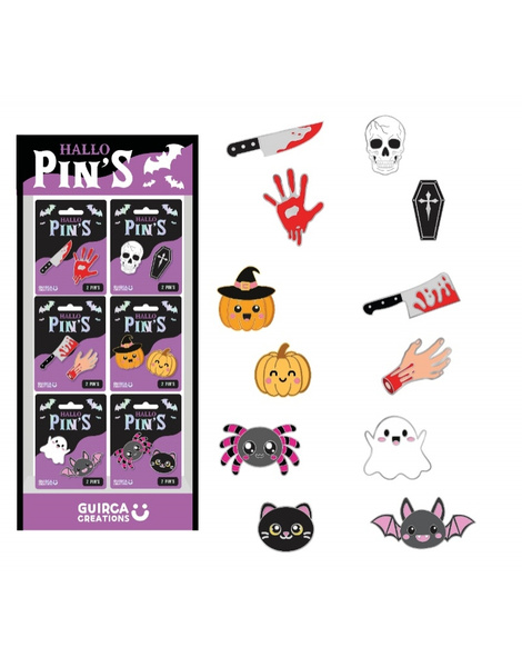 2 pins de halloween surtido