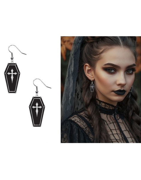 Pendientes Feretro Halloween