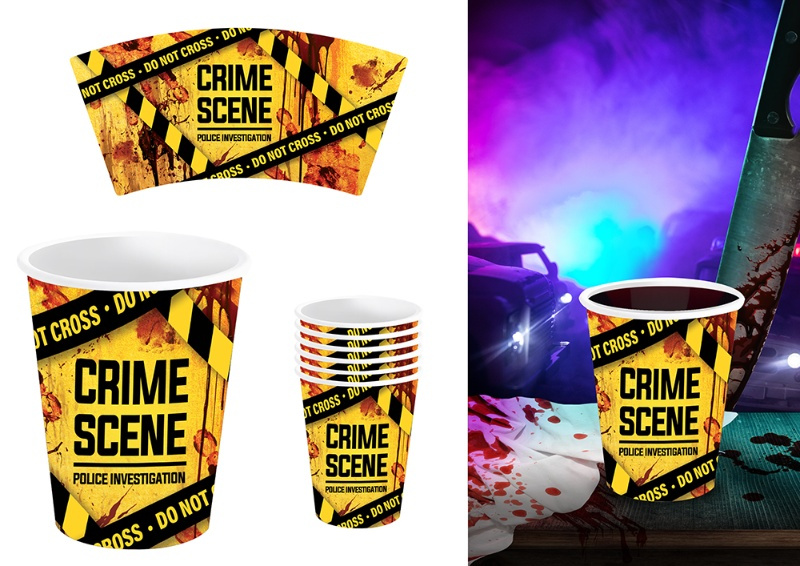 Bolsa 6 Vasos Crime Scene 240ml