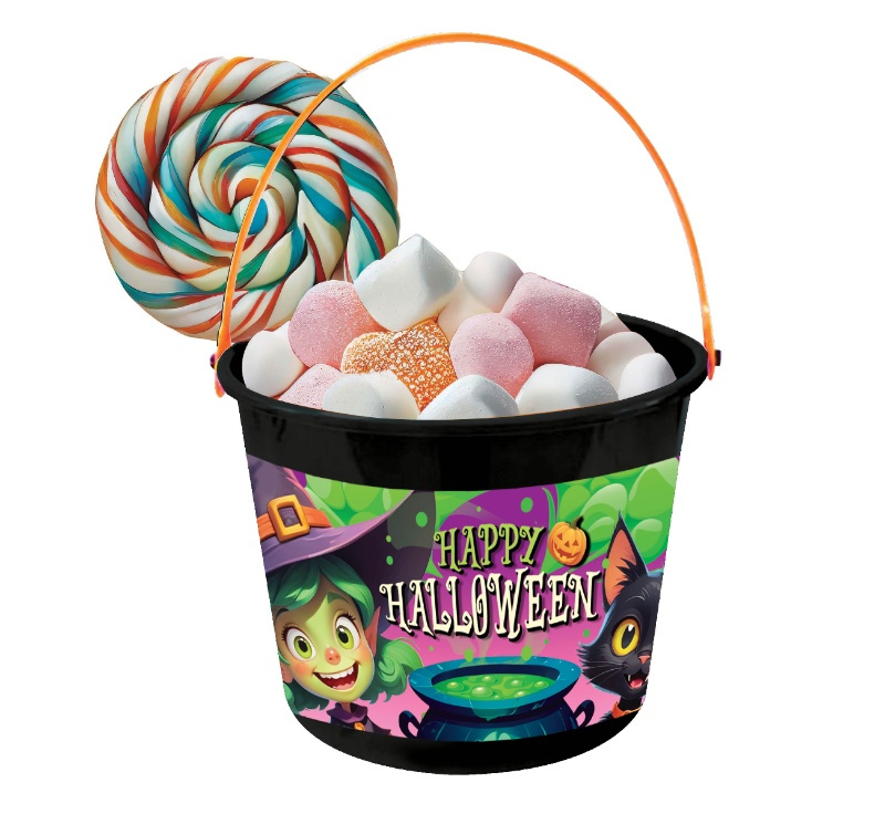 Cesta Brujas Happy Halloween 18X16CM