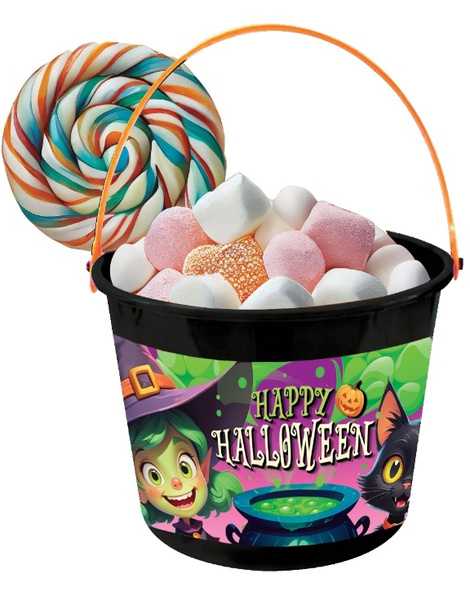 Cesta Brujas Happy Halloween 18X16CM
