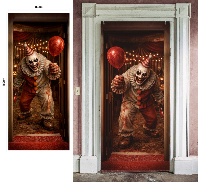 Decoracion puerta Payaso 80x180 cm
