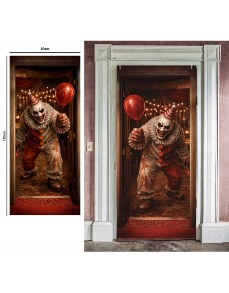 Decoracion puerta Payaso 80x180 cm