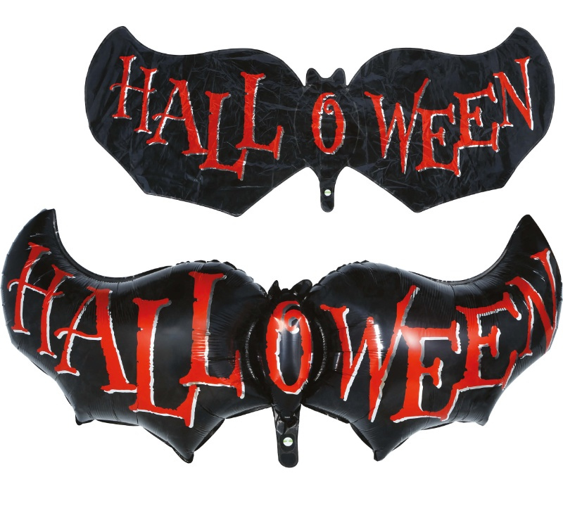 Globo murcielago halloween, 100cm