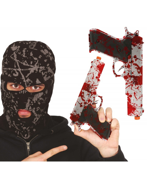 Pistola Con Sangre 24 cm