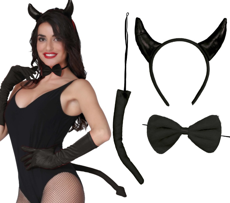 Set Demonio Negro 3 Piezas