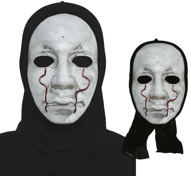 Mascara Asesino Con Capucha, pvc