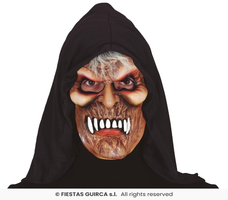 Mascara Vampiro Con Capucha, vinilo