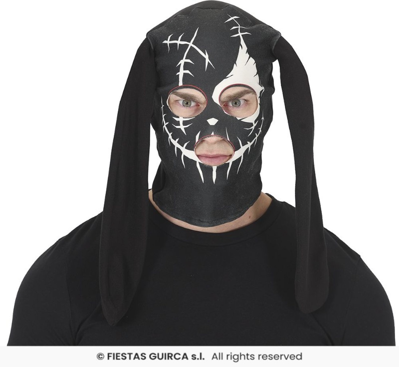 Pasamontañas Negro Conejo Asesino