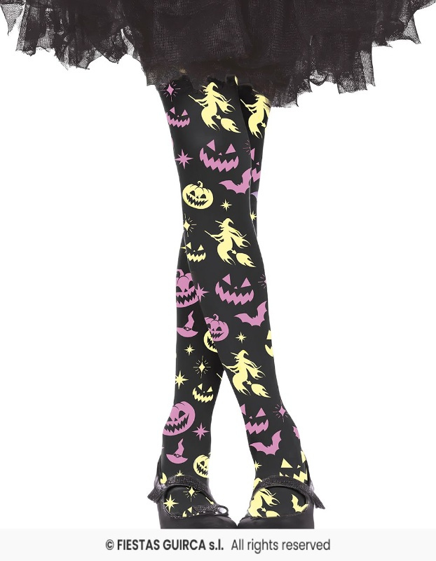 Pantys Halloween Multicolor3-6 años