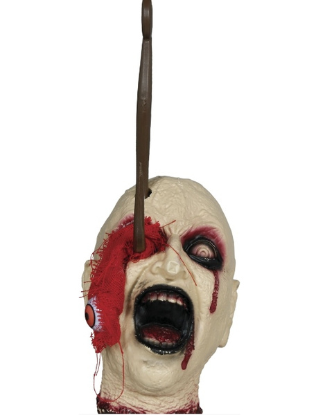 Cabeza colgante con gancho, pvc, 38 cm