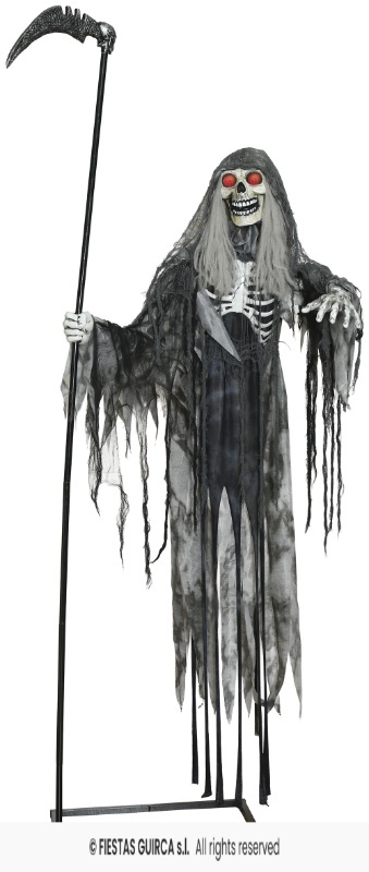 Muerte volando, luz, son. y mov.205 cm,