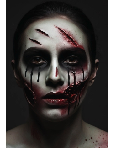 Set maquillaje zombie