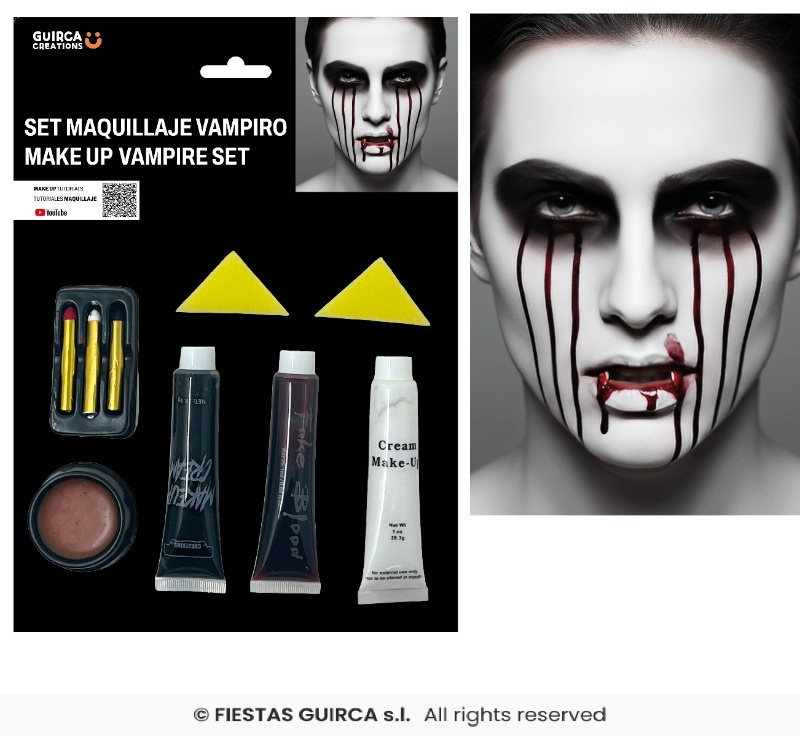 Set maquillaje vampiro