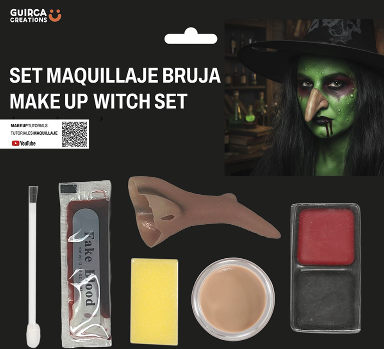 Set maquillaje bruja