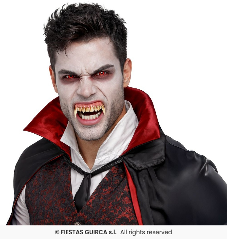 Dentadura vampiro resina termoplastica