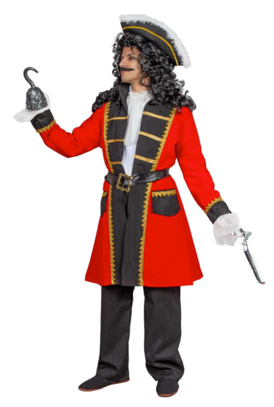Chaqueta Capitan Garfio adulto
