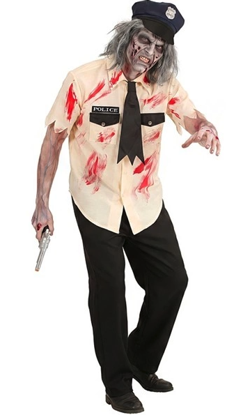Disfraz Policia Zombie adulto