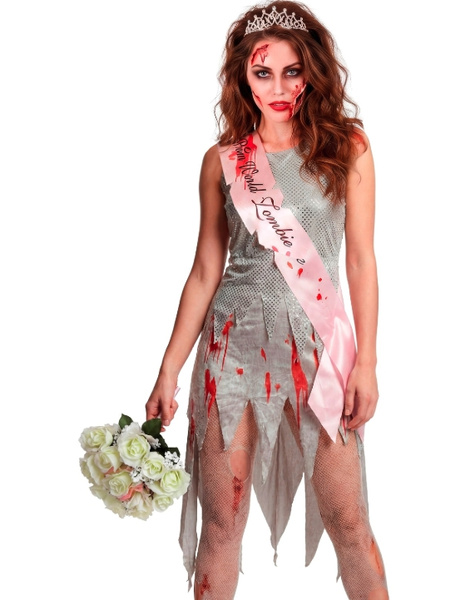 Disfraz Miss Mundo Zombie para mujer