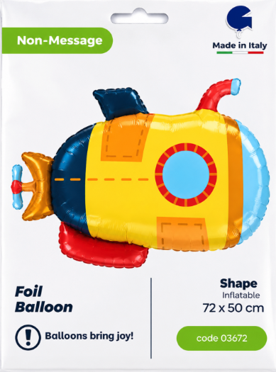 Globo Forma Submarino 61X43cm