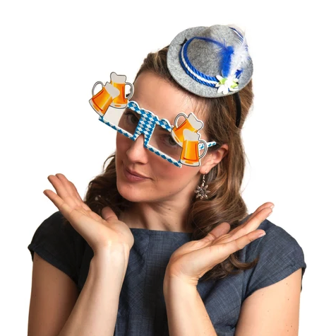 Gafas Cerveza Oktoberfest cuadradas