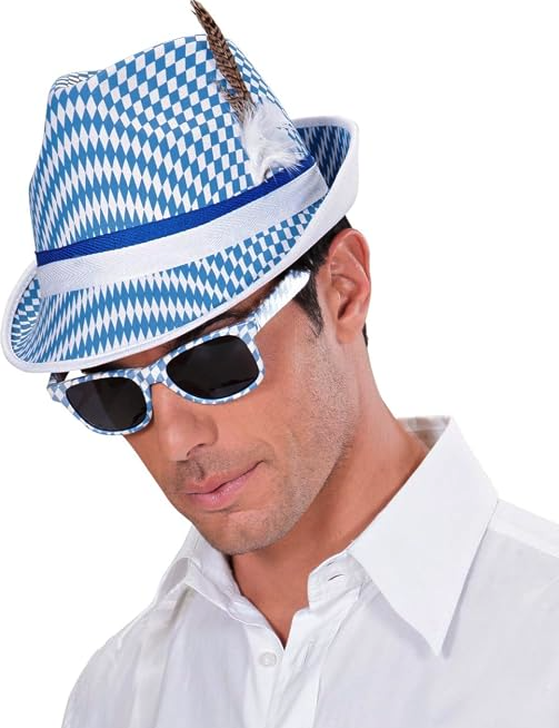 Sombrero Oktoberfest con pluma