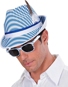 Sombrero Oktoberfest con pluma
