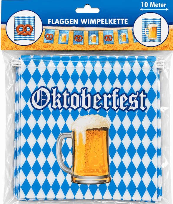 Banderin Cuadrado Oktoberfest 10 metros