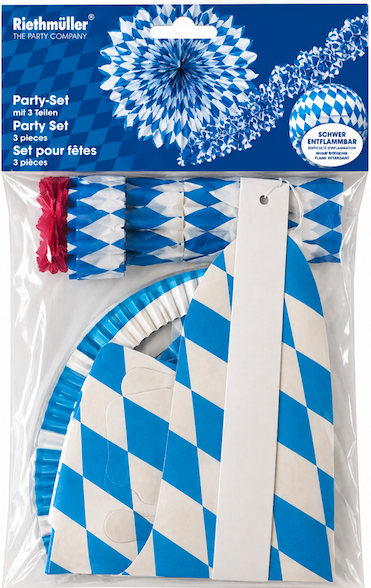 Set Decoración Oktoberfest 3 piezas