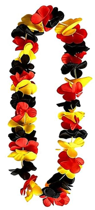 Collar Hawaiano flores tricolor