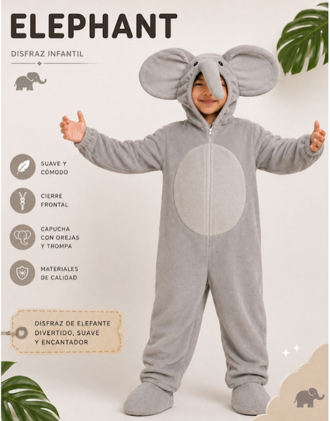 Disfraz Elefante Infantil 5/6 años