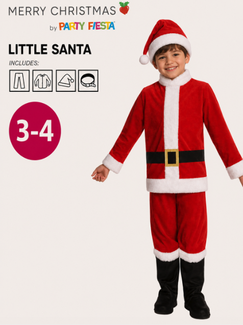 Disfraz Papa noel infantil OFERTA