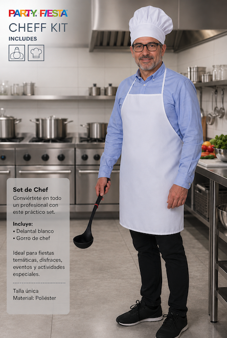Kit Cocinero 2 piezas adulto