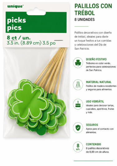 8 Palillos San Patricio