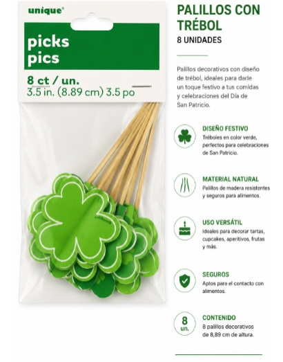 8 Palillos San Patricio