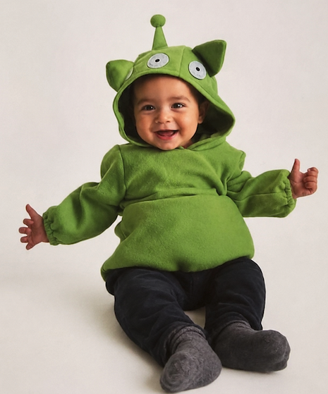 Disfraz Alien Bebes 6/12 meses