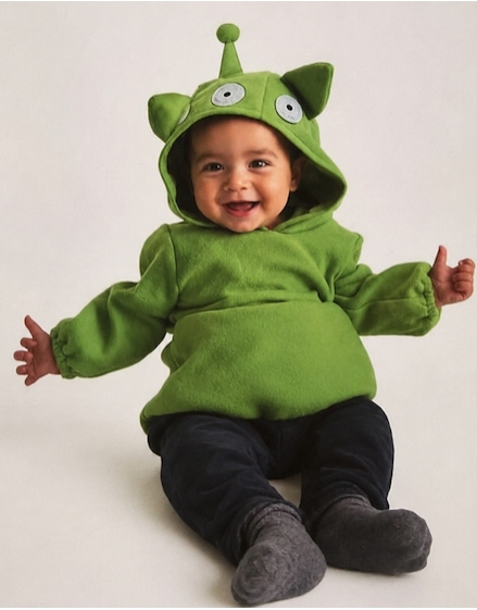 Disfraz Alien Bebes 6/12 meses