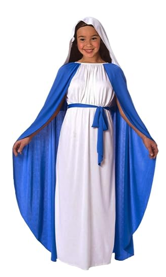 Disfraz Virgen María para niñas