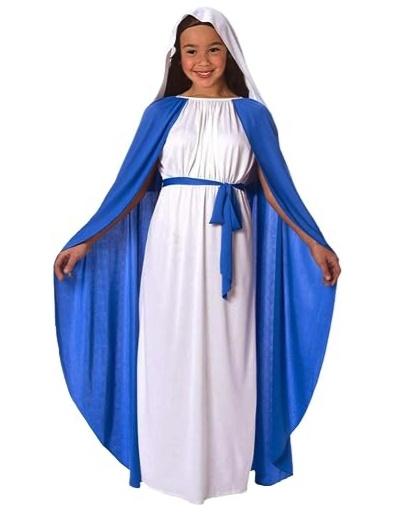 Disfraz Virgen María para niñas